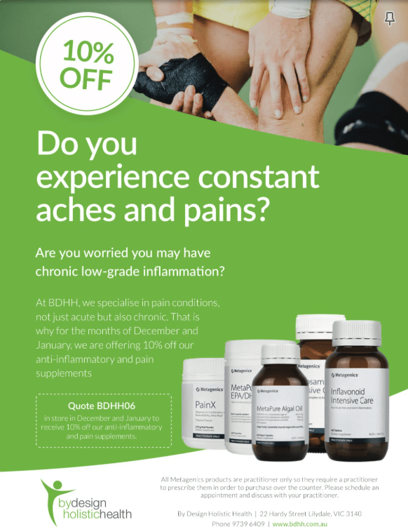 INFLAMMATION REPAIR PROMOTION